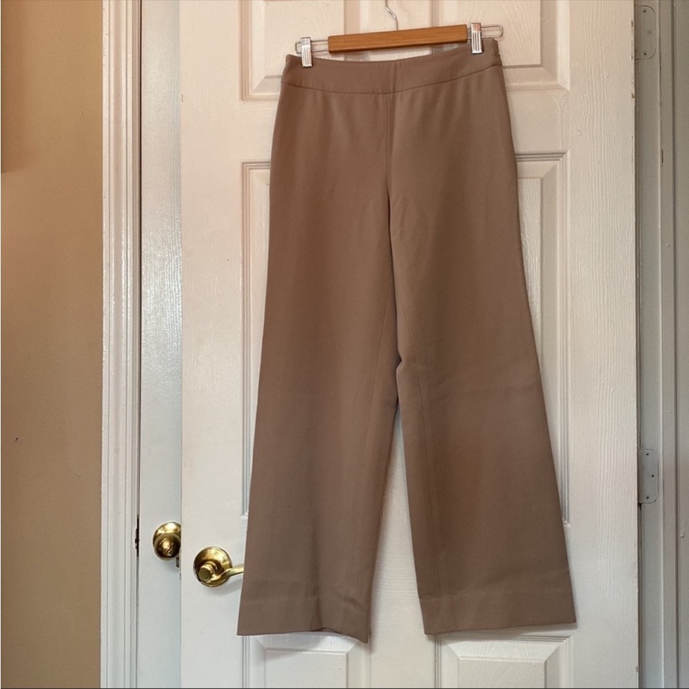 Giorgio Armani Italy Wide Leg Wool Trouser Pants